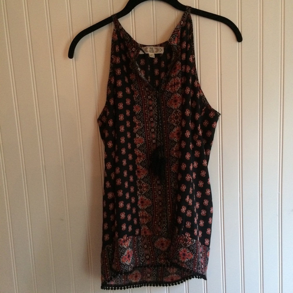 Paisley Boho patterned tunic top